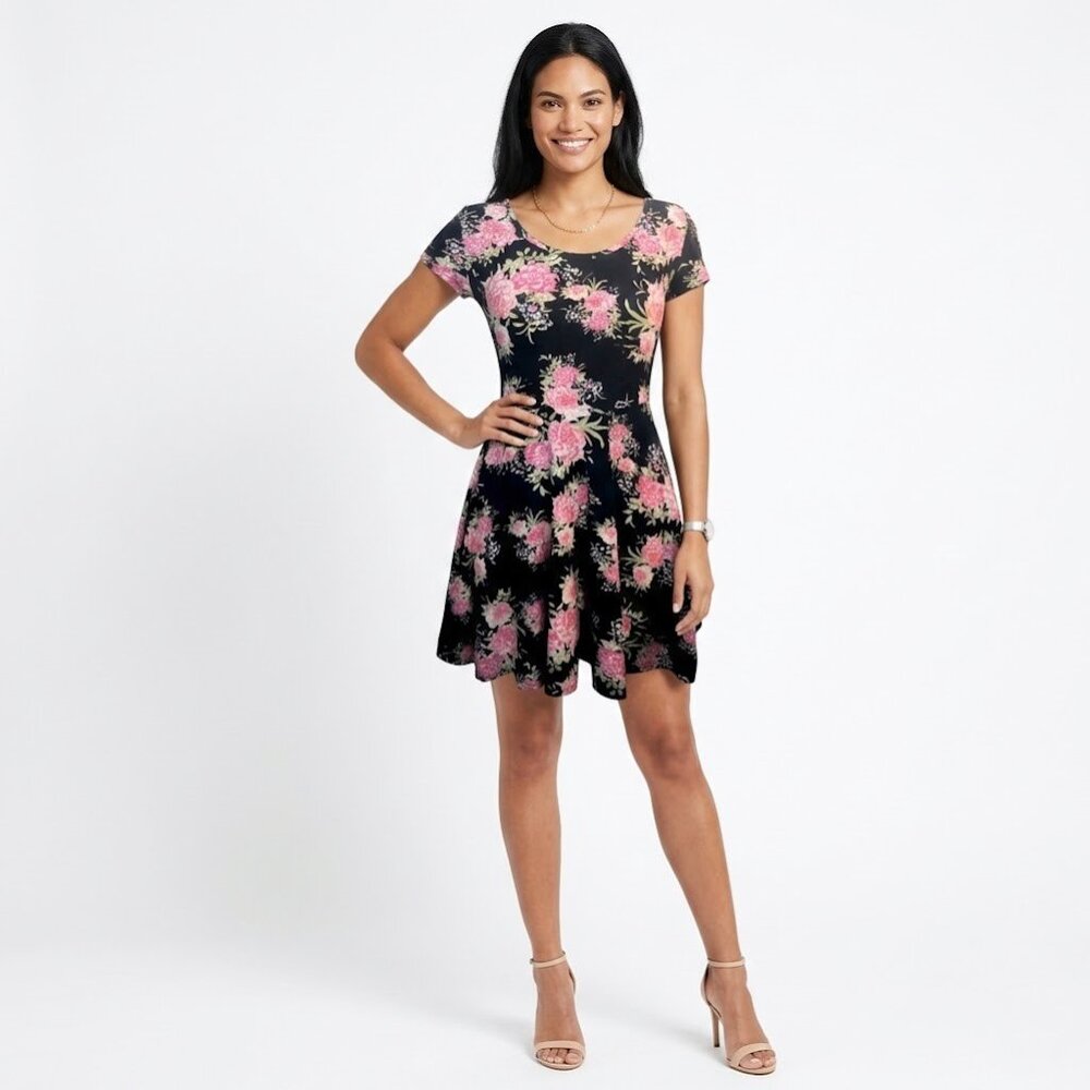 No Boundaries Floral Dress